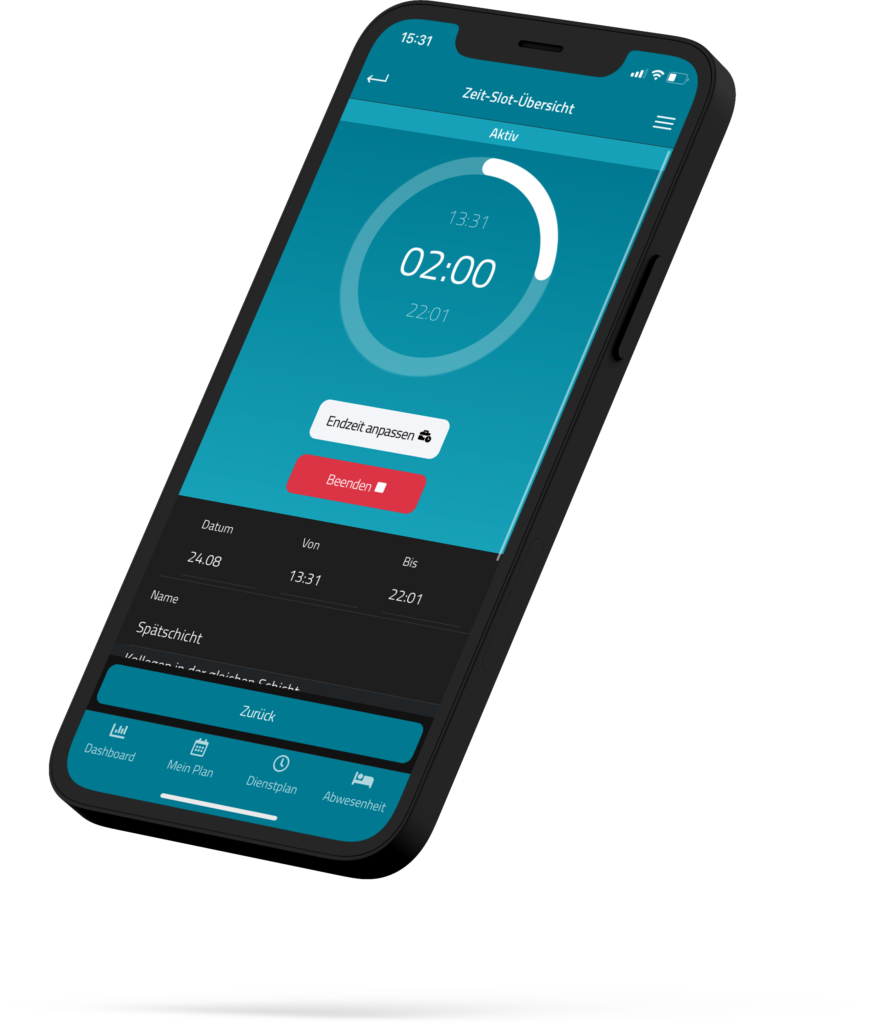 Zeiterfassung per App